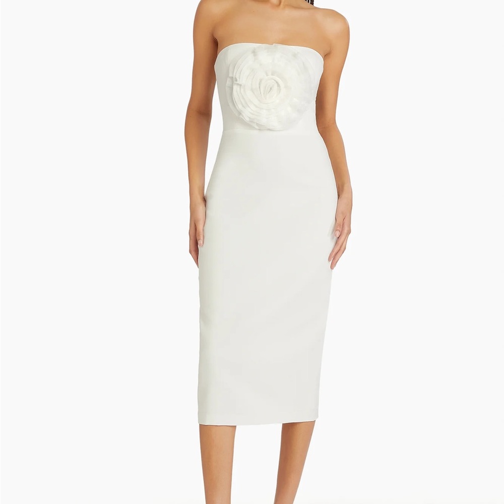 Amanda Uprichard - Strapless White Bridal Dress